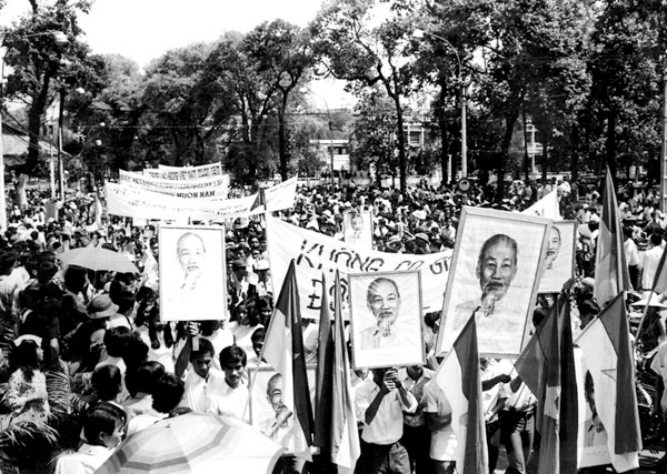 Unification Parade following the Fall of Saigon, May 1975.